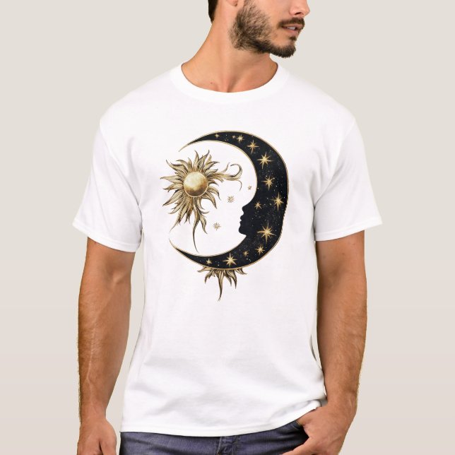 Camiseta Gold Sun & Moon (Anverso)