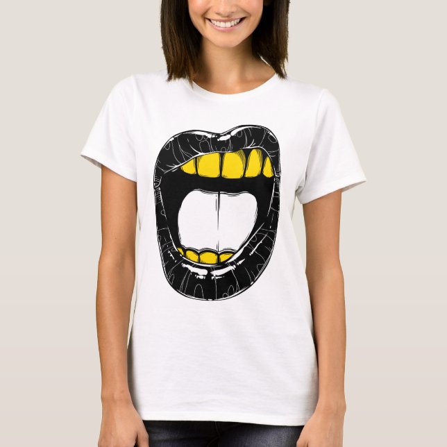 Camiseta Gold Teeth Grill (Anverso)