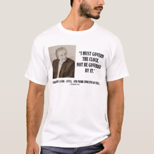 Camiseta Golda Meir I debe gobernar la cita del reloj