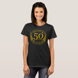 Camiseta GOLDEN Aniversario Boda 50 Años de Oro 50
