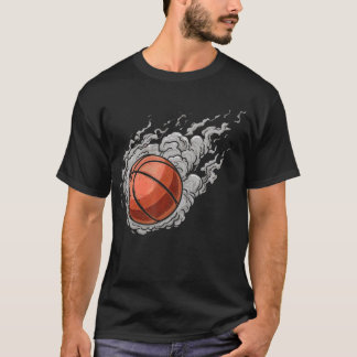 Camiseta Golden Basketball Splatter Motion