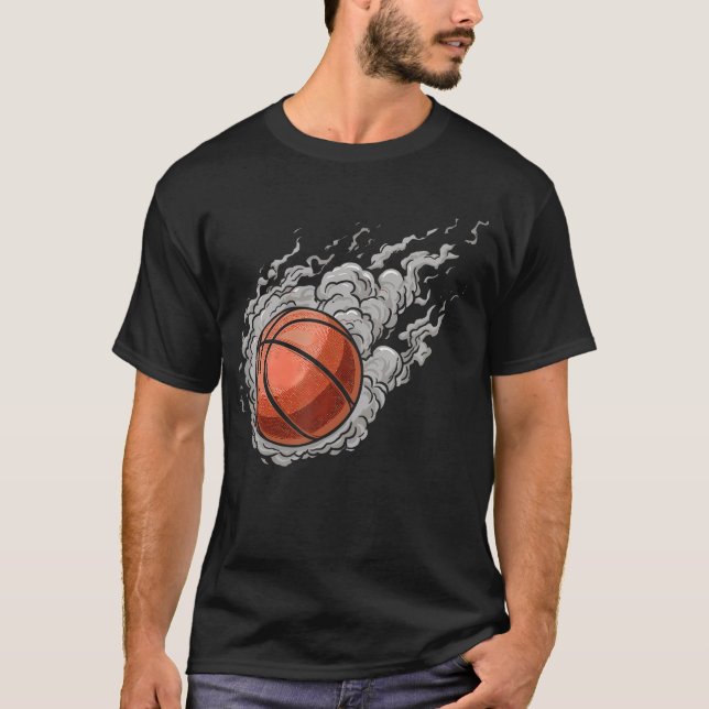 Camiseta Golden Basketball Splatter Motion (Anverso)