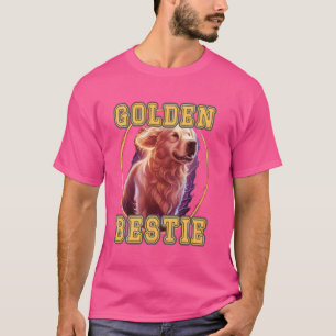 Camiseta GOLDEN BESTIE lindo Diseño principal Golden Retrie