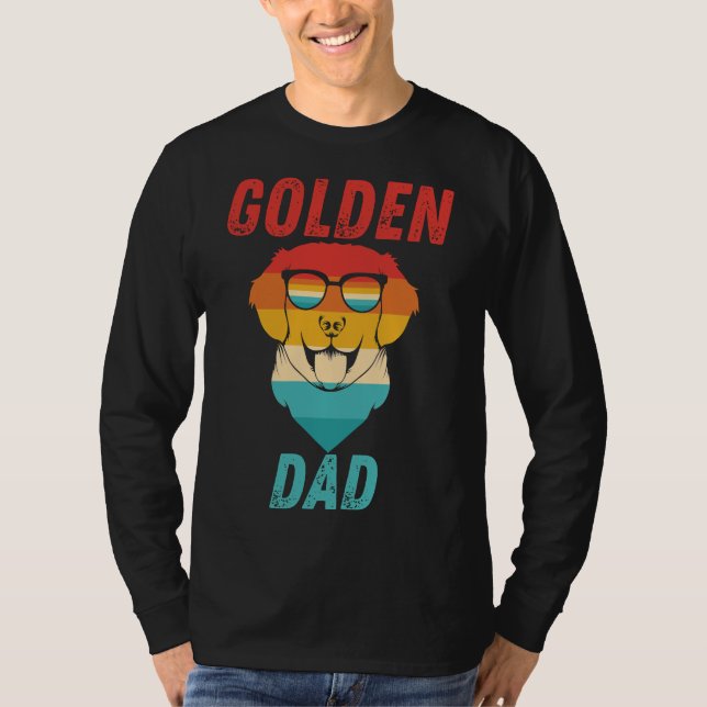 Camiseta Golden Dad Funny Retriever (Anverso)