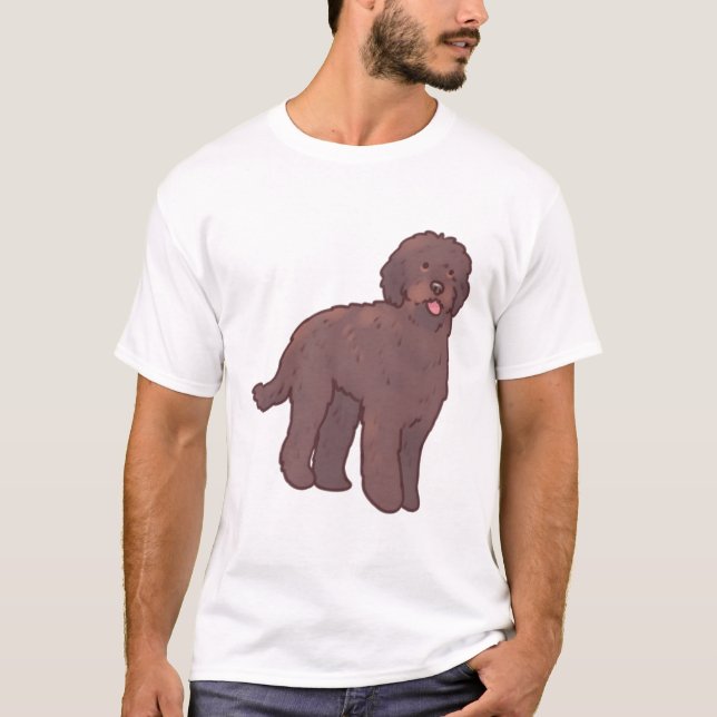 Camiseta Golden doodle dog Magic (Anverso)