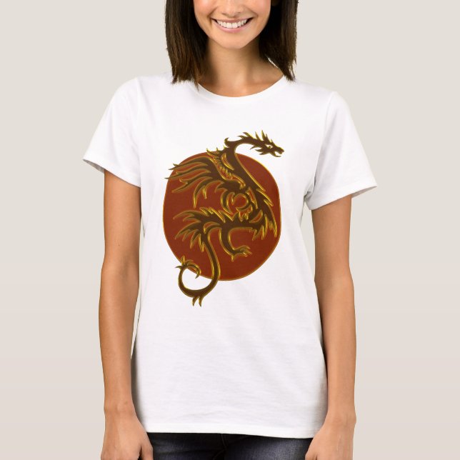 Camiseta Golden Dragon Sun (Anverso)