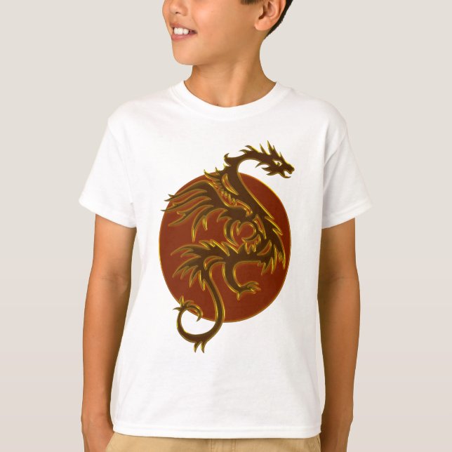 Camiseta Golden Dragon Sun (Anverso)