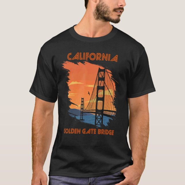 Camiseta Golden Gate Bridge in California San Francisco Sou (Anverso)