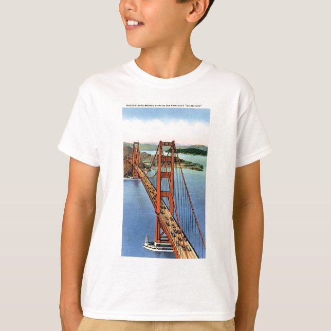 Camiseta Golden Gate Bridge, SF, Ca (Anverso)