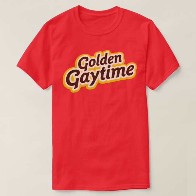 Camiseta Golden Gaytime (Diseño del anverso)