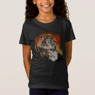 Camiseta Golden Gaze Wolf