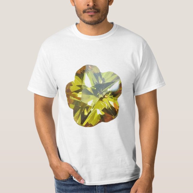 Camiseta Golden Glow - Diseño de la flor de piedra amarilla (Anverso)
