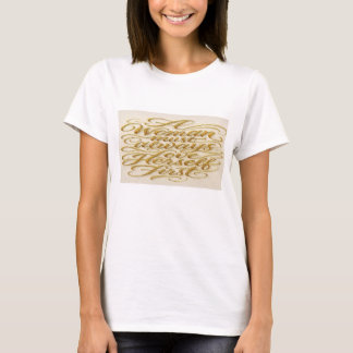 Camiseta  Golden Grace: Self-Love in Every Way