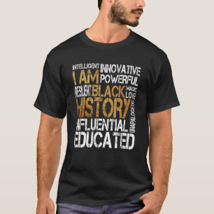 Camiseta Golden I Am Black History Month Black Pride Africa