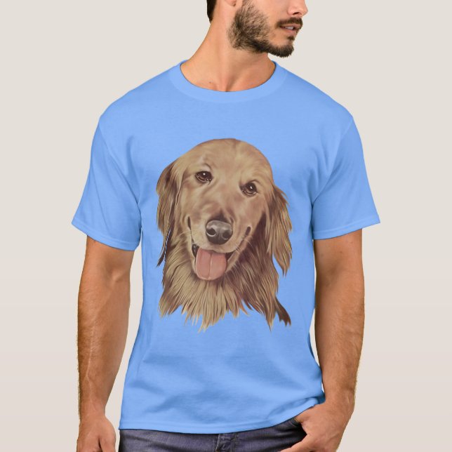 Camiseta Golden Labrador Retriever (Anverso)