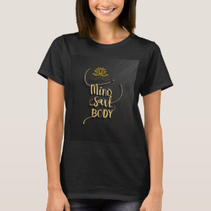 Camiseta Golden Lotus "Mind, Soul, Body" T-Sh básico de las
