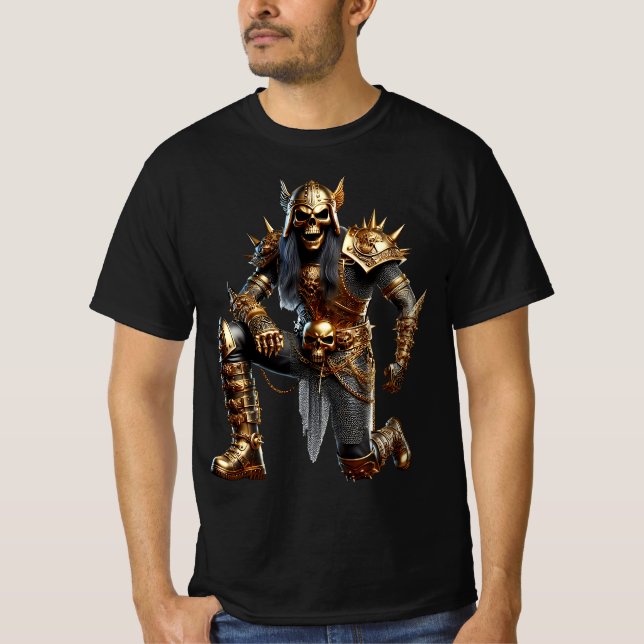 Camiseta Golden Metal Sting Man  (Anverso)