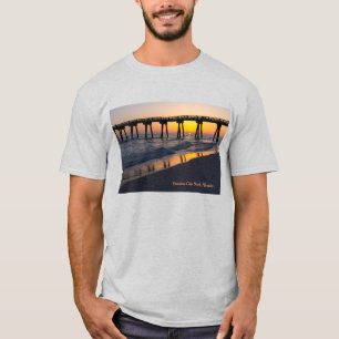 Camiseta Golden Panama City Beach Sunset reflexiona sobre l