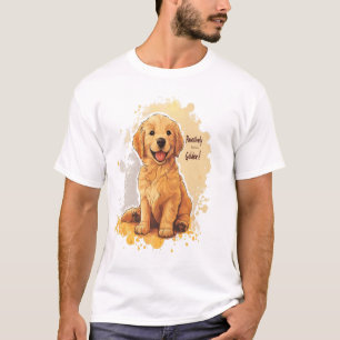Camiseta Golden Pawsiti - Splash Art Style Golden Retri