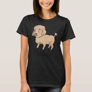 Camiseta Golden Poodle dice Meow