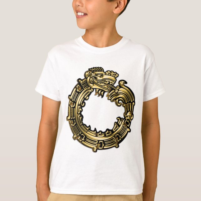 Camiseta Golden Quetzalcoatl (Anverso)