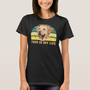 Camiseta Golden Retrieve Retro Labrador Recuperar Mamá Gold