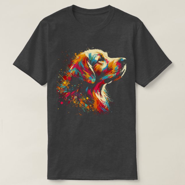 Camiseta Golden Retriever (Diseño del anverso)