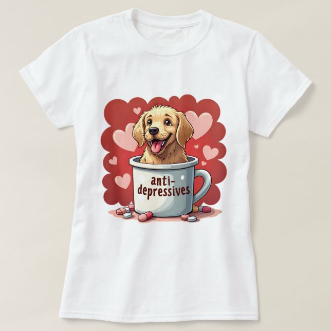 Camiseta Golden Retriever (Diseño del anverso)