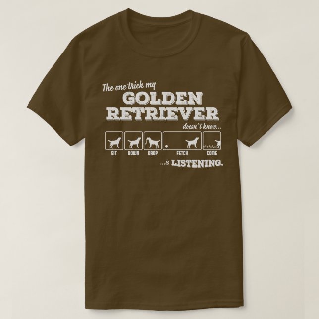 Camiseta Golden Retriever 1 (Diseño del anverso)