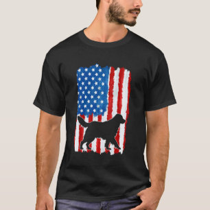 Camiseta Golden Retriever 4 de julio Patriótico Hombres Muj