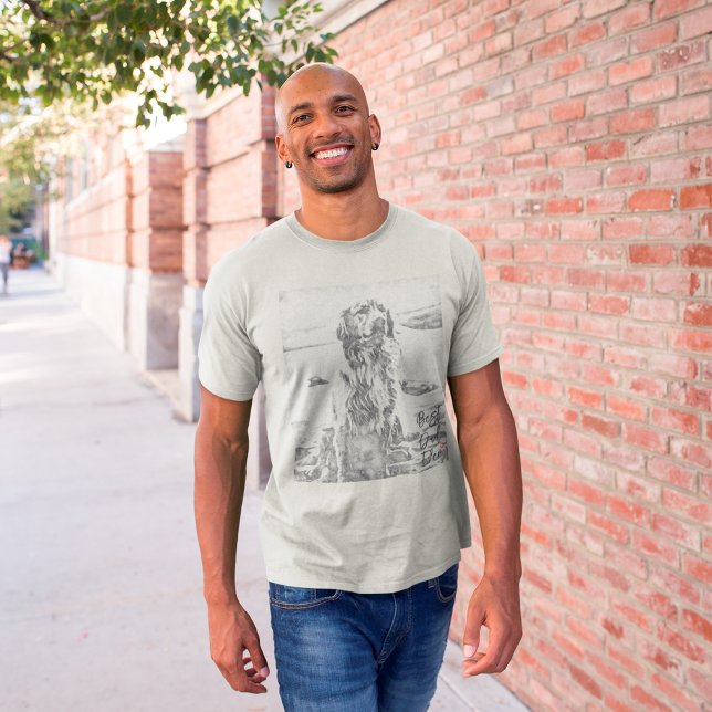 Camiseta Golden Retriever Art Best Dad (Subido por el creador)