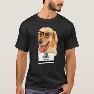 Camiseta Golden Retriever Ate Santa Cookies