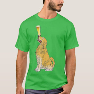 Camiseta Golden Retriever  Beer Lovers  Craft Beer 