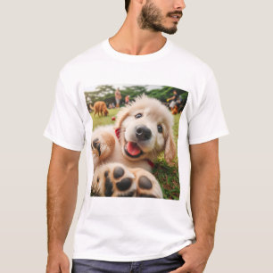 Camiseta Golden retriever cachorro