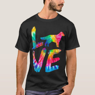 Camiseta Golden Retriever Corgi Tie Dye Love Dog Mom
