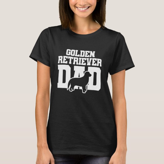 Camiseta Golden Retriever Dad (Anverso)