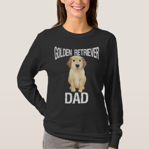 Camiseta Golden Retriever Dad Funny Father Day Cute Family