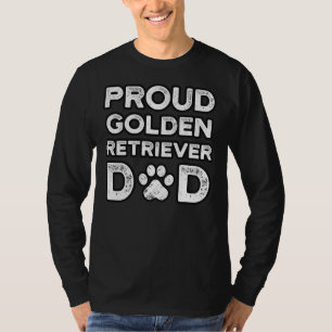 Camiseta Golden Retriever Dad Proud Dog Papa