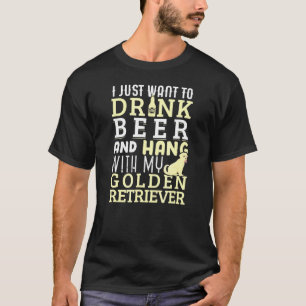 Camiseta Golden Retriever Dad Shirt Funny Fathers Day Dog L