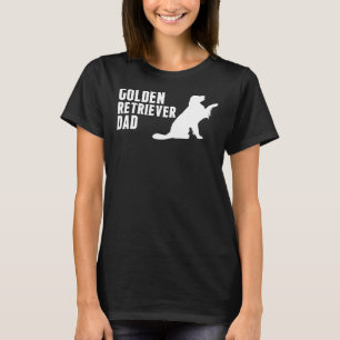 Camiseta Golden Retriever Dad Silhouette