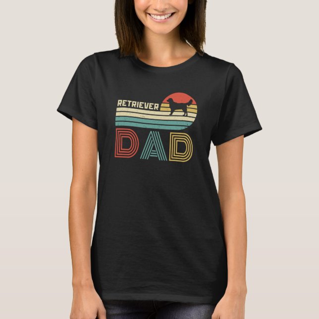 Camiseta Golden Retriever Dad Vintage Retro Dog (Anverso)