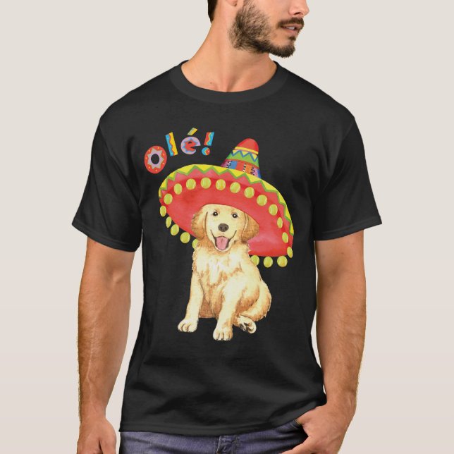 Camiseta Golden retriever de la fiesta (Anverso)