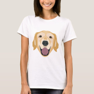 Camiseta Golden retriever del ilustracion
