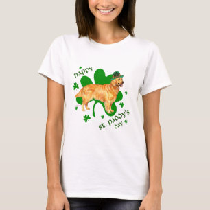 Camiseta Golden Retriever Día de San Patricio