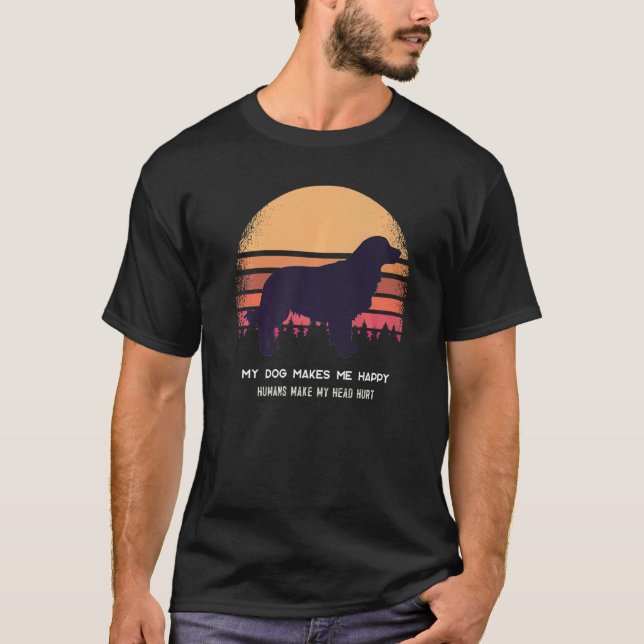 Camiseta Golden Retriever Dog Retro 7 (Anverso)