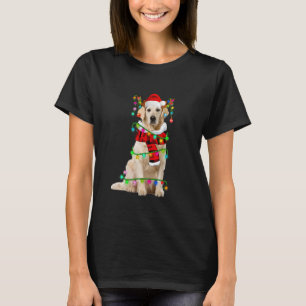 Camiseta Golden Retriever Dog Santa Xmas Puppy Navidades L