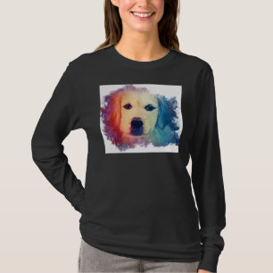 Camiseta Golden Retriever Dog Splash Colorful Golden Retrio