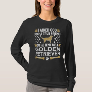Camiseta Golden Retriever Dog True Friend