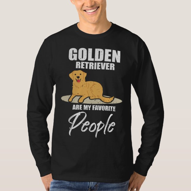 Camiseta Golden Retriever Favourite People  Dog (Anverso)