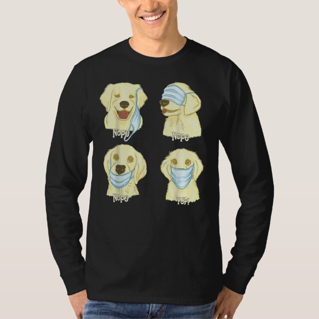 Camiseta Golden Retriever Funny Trendy Nice (Anverso)